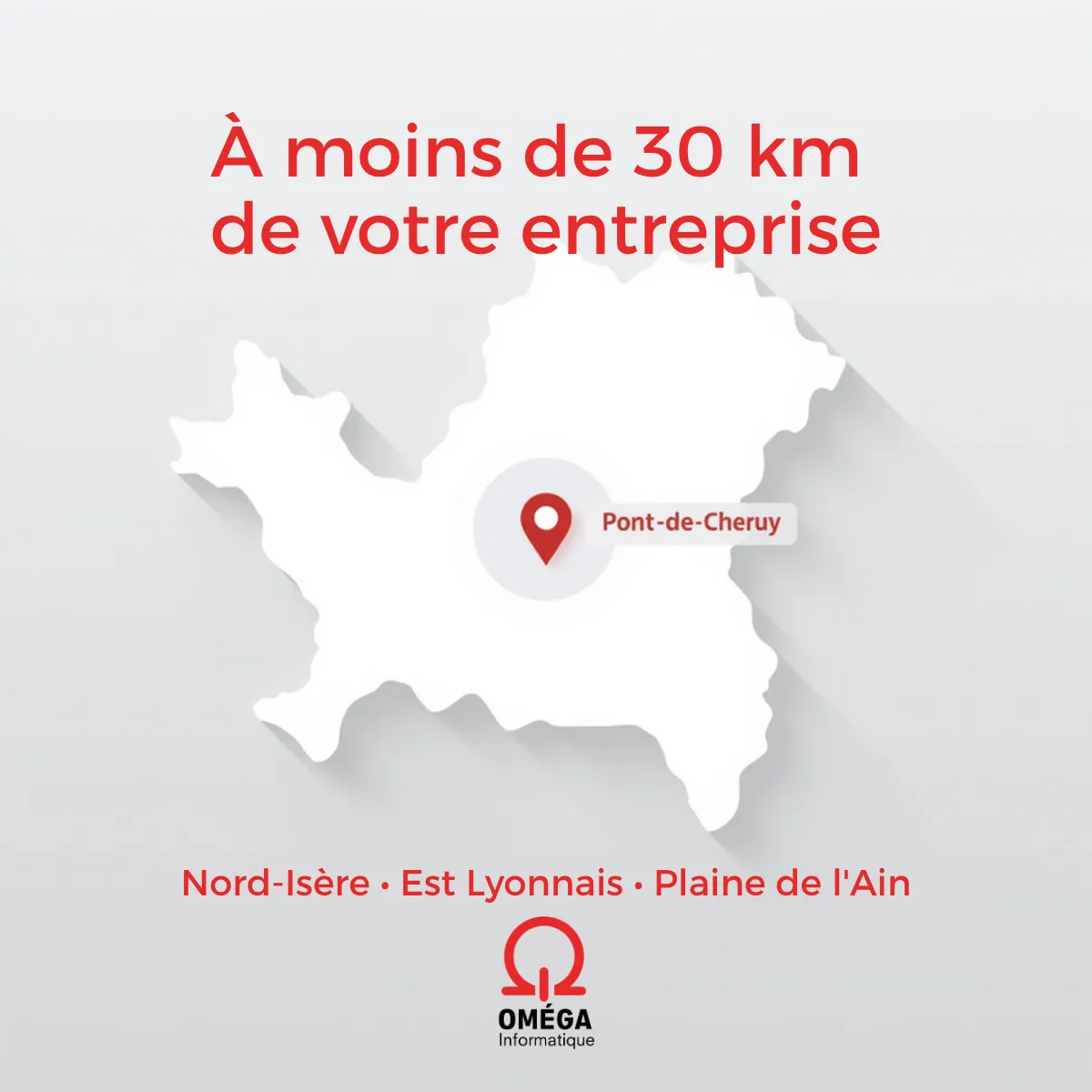 Zone d'intervention Oméga Informatique